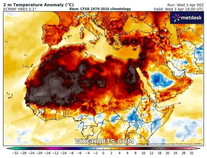 Records de chaleur historiques en Afrique : Mali et Mauritanie frôlent les 50°C